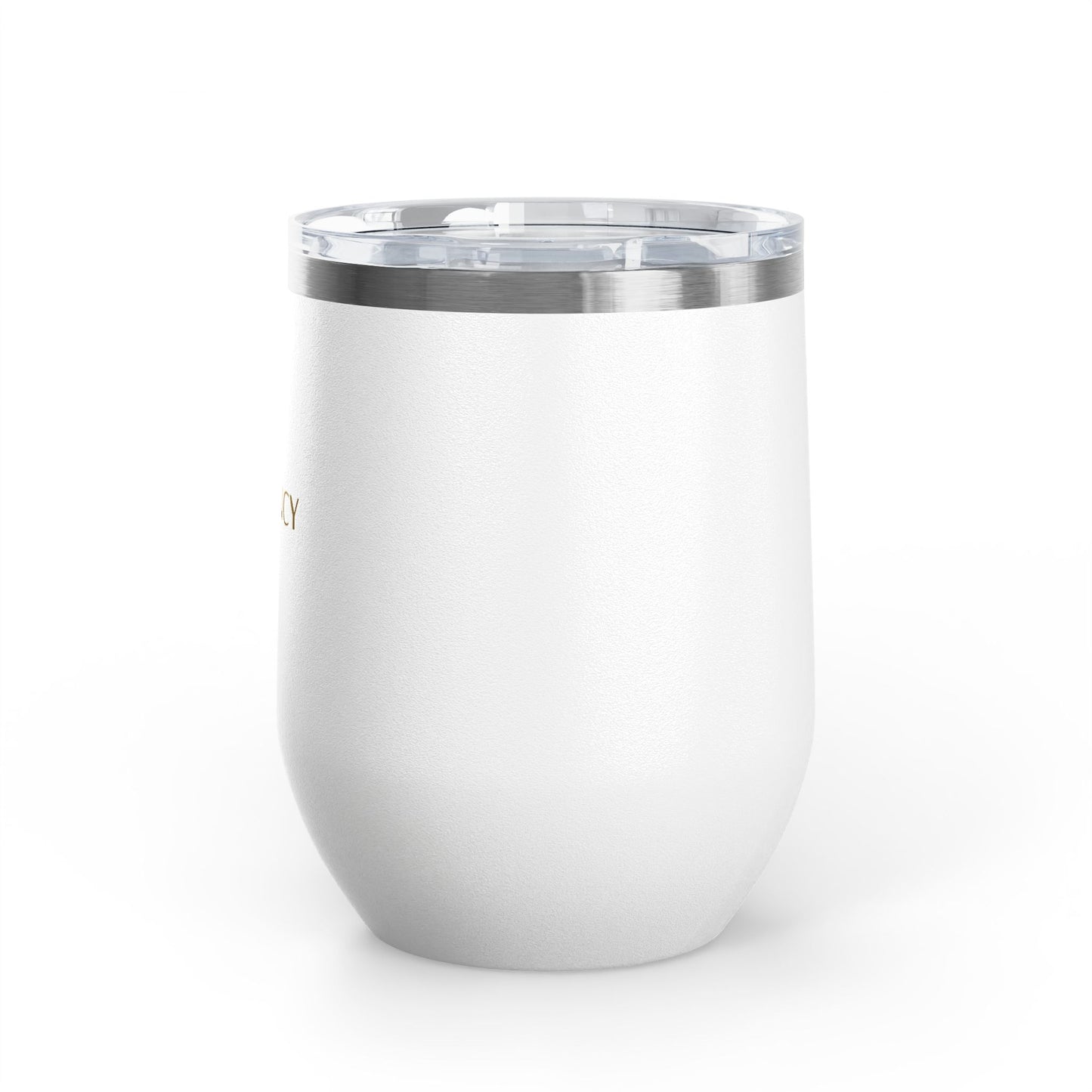 NUFANCY Stainless Steel Wine Tumbler 12oz – Insulated Travel Cup
