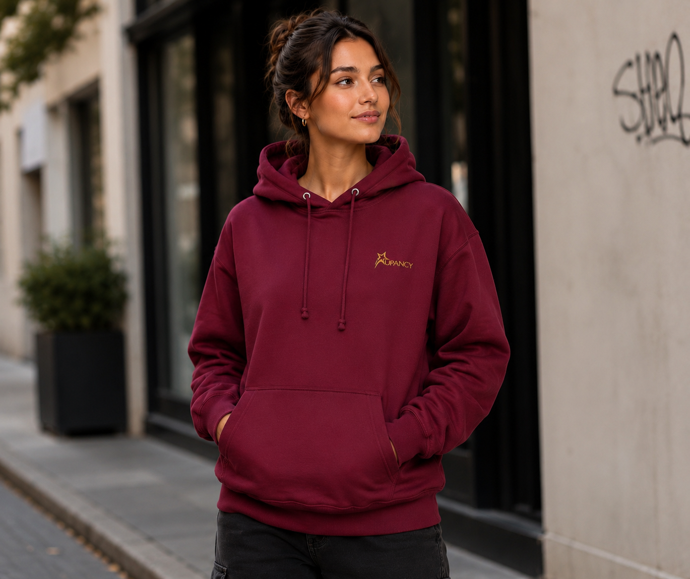 NUFANCY Premium Embroidered Hoodie – Streetwear Pullover