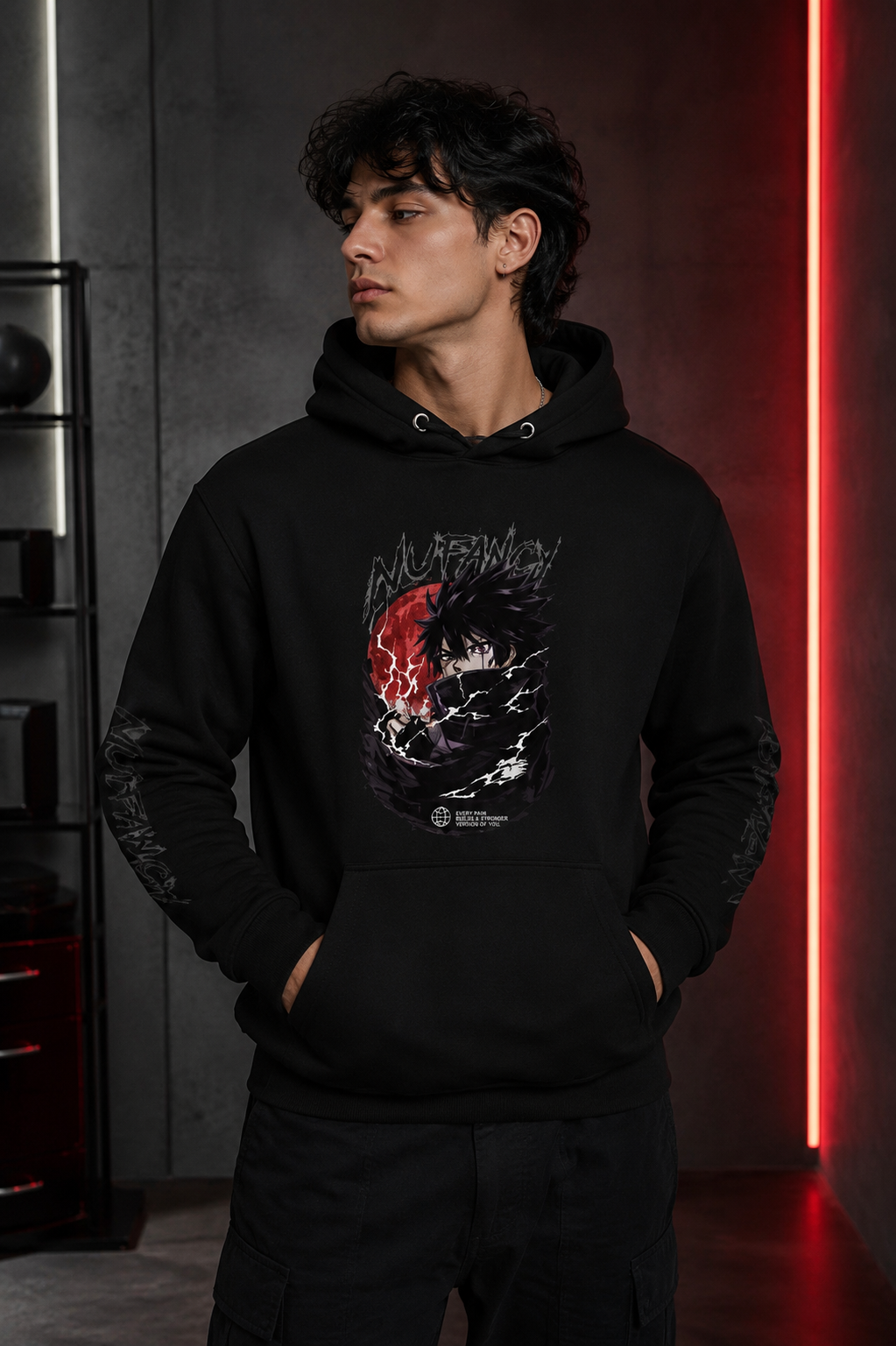 NUFANCY Anime Streetwear Hoodie